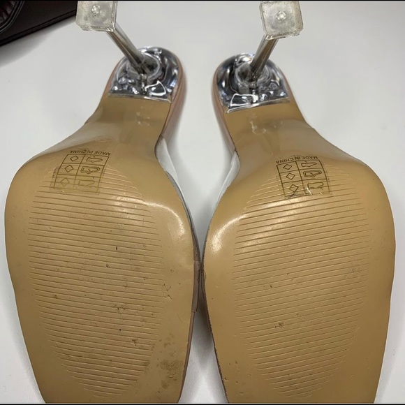 👠Clear Open Toe High Heeled Mules - Picture 5 of 5